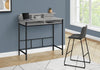 Monarch Specialties I 7703 Computer Desk, Home Office, Standing, Storage Shelves, 48"l, Work, Laptop, Metal, Laminate, Grey, Black, Contemporary, Modern - - Mounts For Less