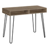 Monarch Specialties I 7772 Computer Desk, Home Office, Laptop, Left, Right Set-up, Storage Drawers, 40"l, Work, Metal, Laminate, Brown, Black, Contemporary, Modern - - Mounts For Less