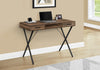 Monarch Specialties I 7794 Computer Desk, Home Office, Laptop, Left, Right Set-up, Storage Drawers, 42"l, Work, Metal, Laminate, Brown, Black, Contemporary, Modern - - Mounts For Less