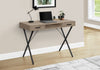 Monarch Specialties I 7796 Computer Desk, Home Office, Laptop, Left, Right Set-up, Storage Drawers, 42"l, Work, Metal, Laminate, Brown, Black, Contemporary, Modern - - Mounts For Less