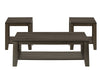 Monarch Specialties I 7883P Table Set, 3pcs Set, Coffee, End, Side, Accent, Living Room, Laminate, Brown, Transitional - - Mounts For Less