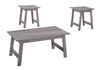 Monarch Specialties I 7932P Table Set, 3pcs Set, Coffee, End, Side, Accent, Living Room, Laminate, Grey, Transitional - - Mounts For Less