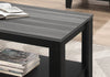 Monarch Specialties I 7992P Table Set, 3pcs Set, Coffee, End, Side, Accent, Living Room, Laminate, Black, Grey, Transitional - - Mounts For Less