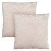 Monarch Specialties I 9319 Pillows, Set Of 2, 18 X 18 Square, Insert Included, Decorative Throw, Accent, Sofa, Couch, Bedroom, Polyester, Hypoallergenic, Beige, Modern - - Mounts For Less