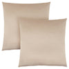 Monarch Specialties I 9335 Pillows, Set Of 2, 18 X 18 Square, Insert Included, Decorative Throw, Accent, Sofa, Couch, Bedroom, Polyester, Hypoallergenic, Gold, Modern - - Mounts For Less