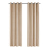 Monarch Specialties I 9800 Curtain Panel, 2pcs Set, 54"w X 84"l, Room Darkening, Grommet, Living Room, Bedroom, Kitchen, Micro Suede, Polyester, Beige, Contemporary, Modern - - Mounts For Less