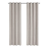Monarch Specialties I 9818 Curtain Panel, 2pcs Set, 54"w X 95"l, Room Darkening, Grommet, Living Room, Bedroom, Kitchen, Micro Suede, Polyester, Beige, Contemporary, Modern - - Mounts For Less