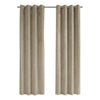 Monarch Specialties I 9820 Curtain Panel, 2pcs Set, 54"w X 84"l, Room Darkening, Grommet, Living Room, Bedroom, Kitchen, Velvet, Polyester, Beige, Contemporary, Modern - - Mounts For Less