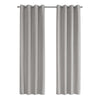 Monarch Specialties I 9836 Curtain Panel, 2pcs Set, 54"w X 95"l, 100% Blackout, Grommet, Living Room, Bedroom, Kitchen, Thermal Insulation, Polyester, Grey, Contemporary, Modern - - Mounts For Less
