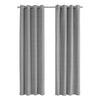 Monarch Specialties I 9842 Curtain Panel, 2pcs Set, 54"w X 95"l, 100% Blackout, Grommet, Living Room, Bedroom, Kitchen, Thermal Insulation, Polyester, Grey, Contemporary, Modern - - Mounts For Less