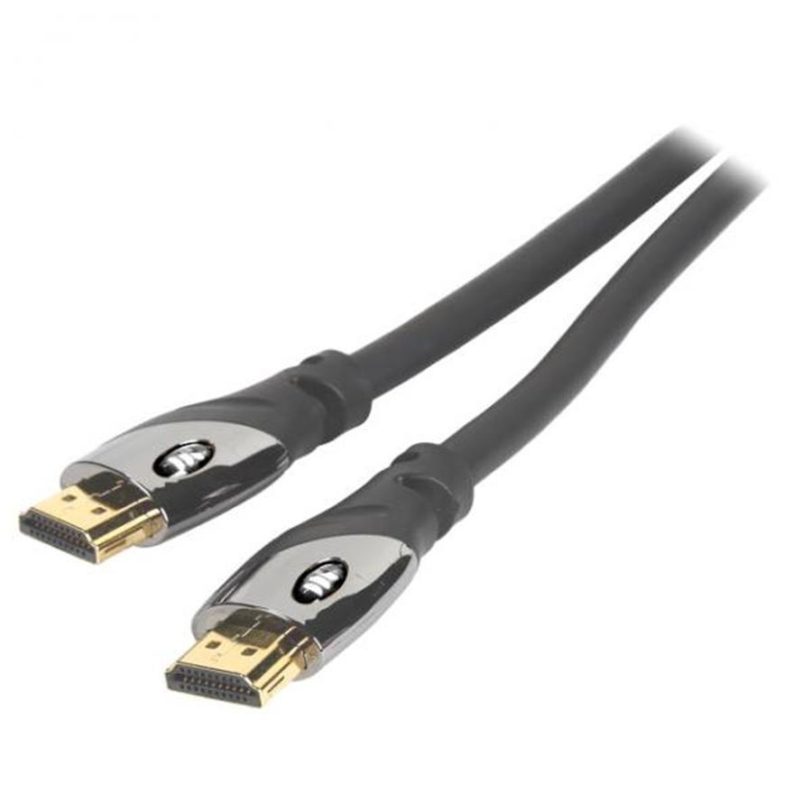 Monster Ultra HD Gold 8ft HDMI cable. High Speed with Ethernet, Gold Plated Connector, Black - - Mounts For Less