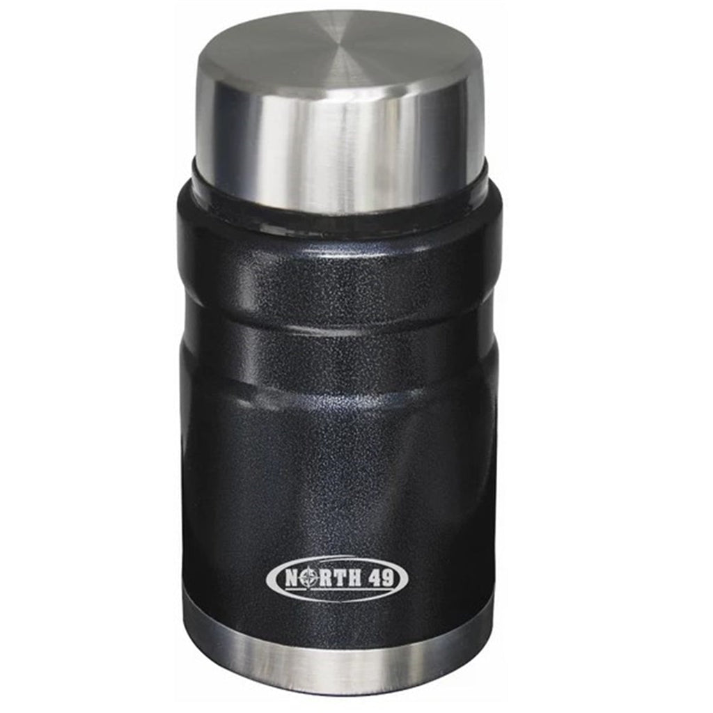 North 49 - Insulated Food or Beverage Container, 24oz Capacity, Black - - Mounts For Less