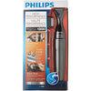 Philips - Battery Trimmer, Includes 3 Precision Combs and 1 Mini Shaver, Black - - Mounts For Less