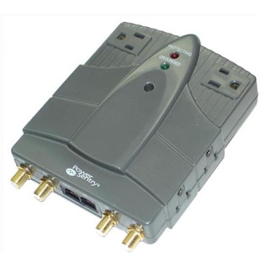 Power Sentry P-PPP3350WA 6 Outlet Tap Surge Protector Power Bar 1980 Joules Grey - - Mounts For Less
