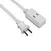 Power Sentry PB01-P36 6 ft 3 Outlet Ungrounded Extension Cord 16 AWG White - - Mounts For Less
