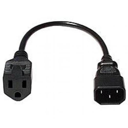 Power cord adapter for computer, HDTV plug to reg. outlet - - Mounts For Less