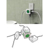 Powercube on Wall Original 5 Outlets - Green - - Mounts For Less