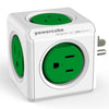 Powercube on Wall Original 5 Outlets - Green - - Mounts For Less