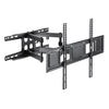 Pro-HD - Double Arm Articulated TV Mount for 37'' - 70'' TVs, Maximum Weight 40kg (88lbs), Black - - Mounts For Less