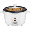 Proctor Silex - Rice Cooker, 8 Cup Cooked Rice Capacity, 350 Watts, White - - Mounts For Less