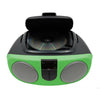 Proscan - BoomBox/Portable CD Player with AM/FM Radio, AUX Input, Green - - Mounts For Less
