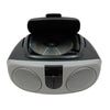Proscan - BoomBox/Portable CD Player with AM/FM Radio, AUX Input, Grey - - Mounts For Less