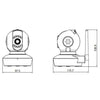 Provision ISR PT-737E Plug & View Pan/Tilt IR Fixed Lens Wireless Wifi Camera 1MP - - Mounts For Less