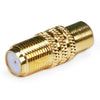 RCA Female to F Female Adapter Gold Plated - - Mounts For Less
