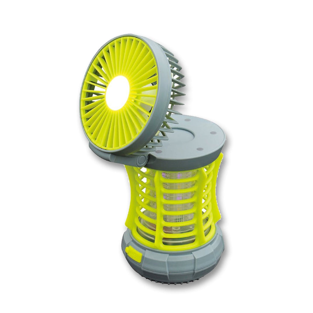 RCA RFL0100 - 4-in-1 Rechargeable Lantern, Led Flashlight, Foldable Fan & Mosquito Zapper - - Mounts For Less