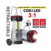 RCA RFL0117 - 3-in-1 Retractable Lantern, Led Flashlight & SOS Mode - - Mounts For Less