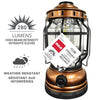 RCA RFL5018 - Dimmable Camping Lantern, 280 Lumens Led 3 COB, Weather Resistant - - Mounts For Less