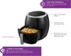 Salton AF2103 Air Fryer XXL, 8L Capacity, 8 Preset Functions, Digital Display, 1700 Watts, Black - - Mounts For Less
