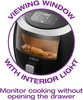 Salton AF2103 Air Fryer XXL, 8L Capacity, 8 Preset Functions, Digital Display, 1700 Watts, Black - - Mounts For Less