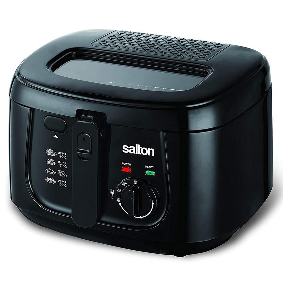 Salton DF1240BK Cool Touch Deep Fryer Black 2.5 Liters - - Mounts For Less