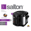 Salton DF2064 - 2L Capacity Fryer with Adjustable Temperature and Removable Lid, Stainless Steel - - Mounts For Less