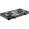 Salton - Dual Coil Portable Electric Cooktop, Temperature Control, Black - - Mounts For Less