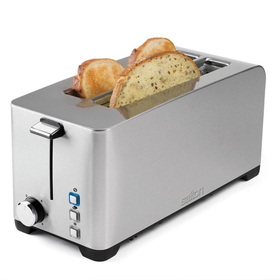 Salton ET1817 Long Slot Toaster Stainless Steel 4 Slice - - Mounts For Less
