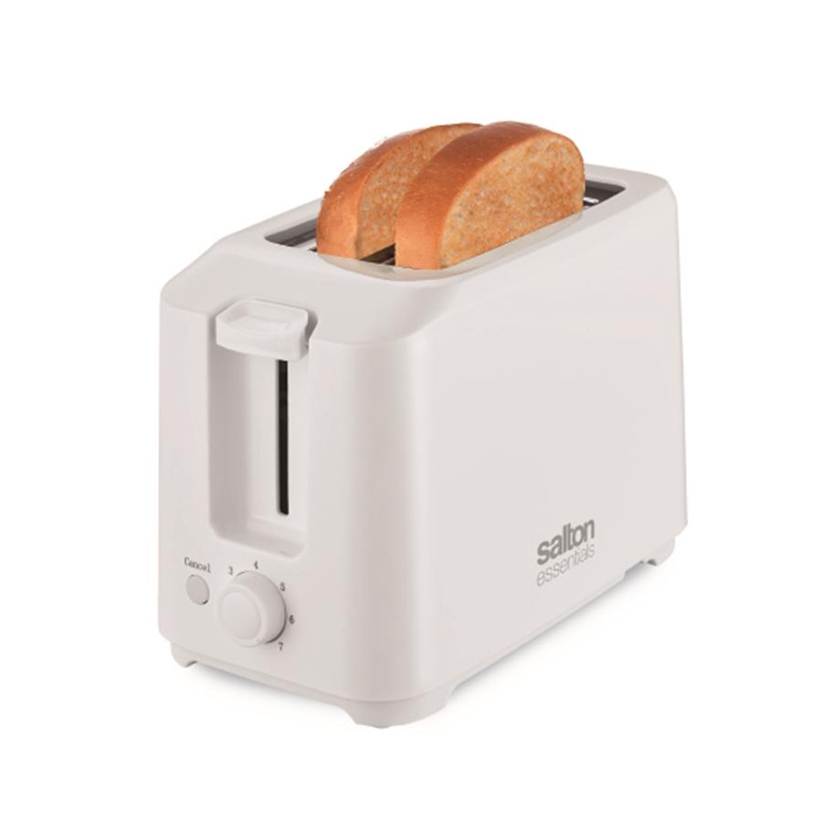 Salton Essentials - Compact Toaster, 2 Slice Capacity, White - - Mounts For Less