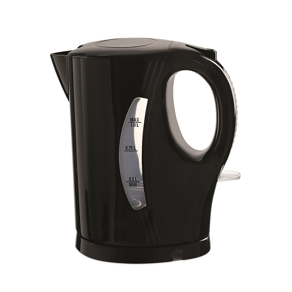 Salton Essentials - Cordless Electric Kettle with 1 Liter Capacity, Black - - Mounts For Less