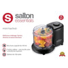 Salton Essentials - Mini Electric Chopper with 1.4 Cup Capacity, 100 Watts, Black - - Mounts For Less