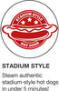 Salton HD1905 Steamer for Hot Dog Red - - Mounts For Less