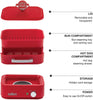 Salton HD1905 Steamer for Hot Dog Red - - Mounts For Less
