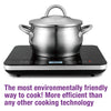 Salton ID1880 - Portable Induction Cooktop with Digital Display and Temperature Probe, Black - - Mounts For Less