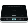 Salton ID1880 - Portable Induction Cooktop with Digital Display and Temperature Probe, Black - - Mounts For Less