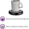 Salton SMW2094BKW - Mug Warmer for Coffee, Tea, Scented Candle or Wax with LED Lighting, Black - - Mounts For Less