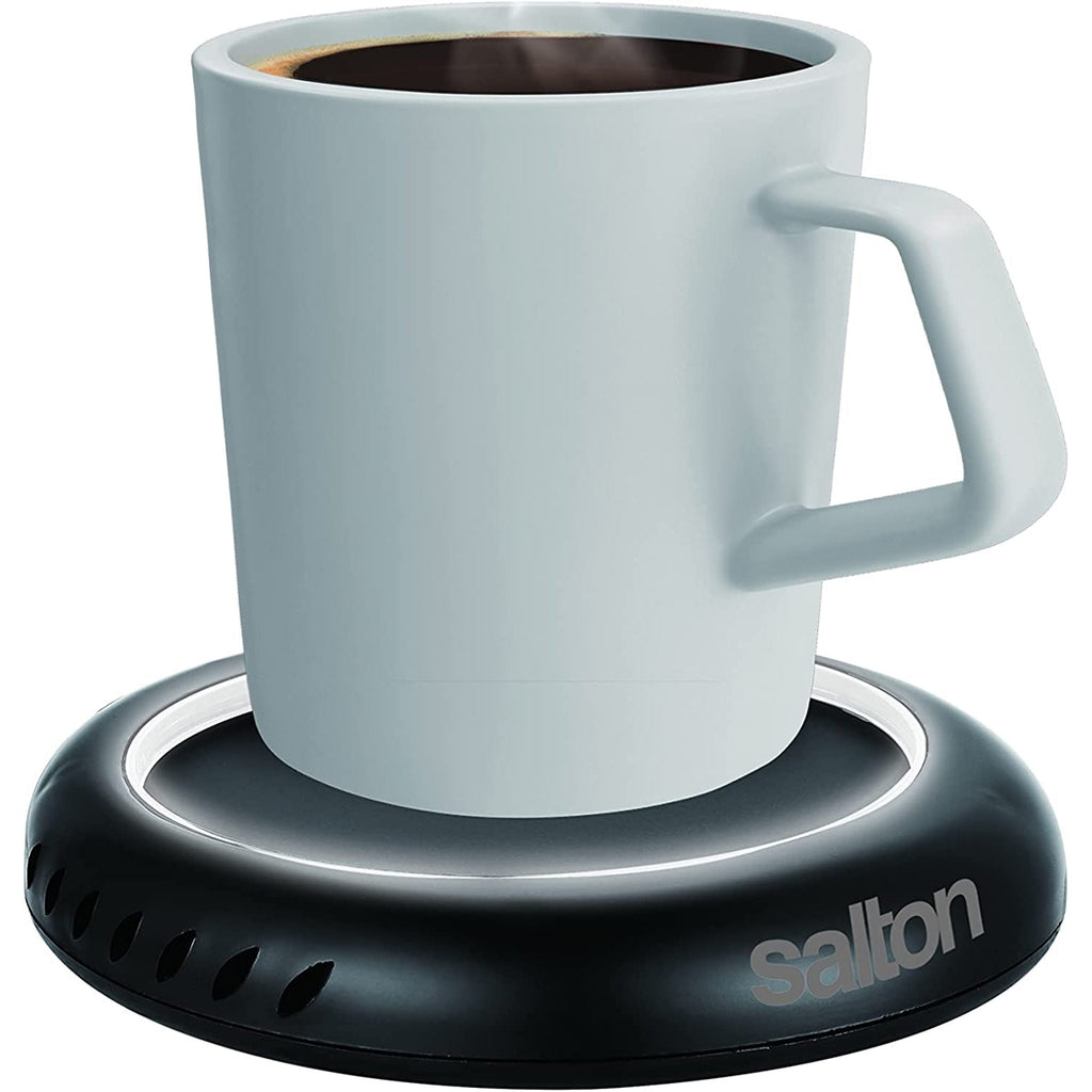 Salton SMW2094BKW - Mug Warmer for Coffee, Tea, Scented Candle or Wax with LED Lighting, Black - - Mounts For Less