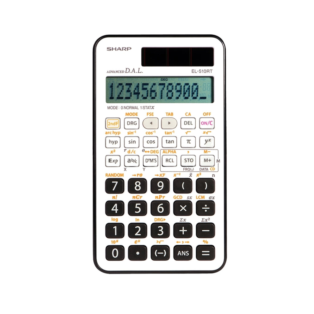 Sharp - Scientific Calculator, 169 Functions with Hard Case, White - - Mounts For Less
