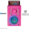 Singsation - Portable Karaoke System, Bluetooth Speaker, Microphone Included, Pink - - Mounts For Less