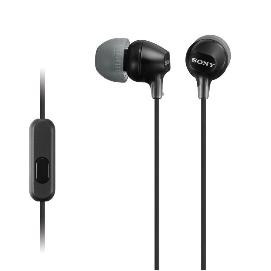 Sony - In-Ear Stereo Headphones with Microphone, Black - - Mounts For Less