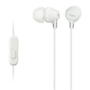 Sony - In-Ear Stereo Headphones with Microphone, White - - Mounts For Less